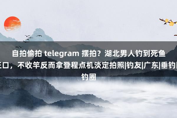 自拍偷拍 telegram 摆拍？湖北男人钓到死鱼正口，不收竿反而拿登程点机淡定拍照|钓友|广东|垂钓圈